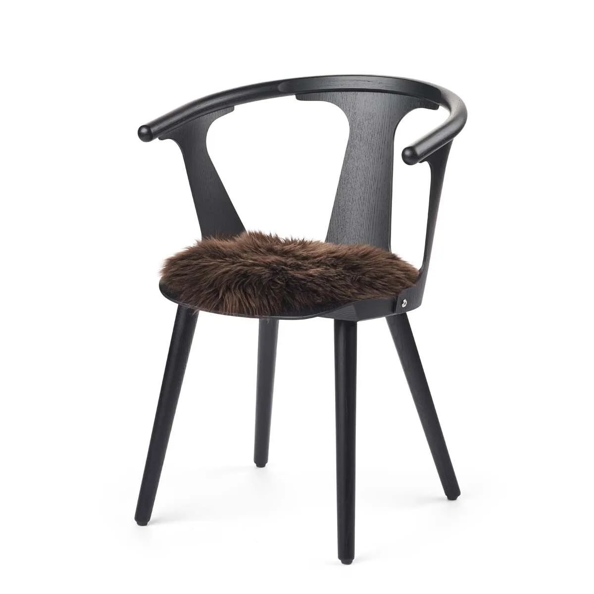 Long Wool Sheepskin Seat Cover | Ø38 cm