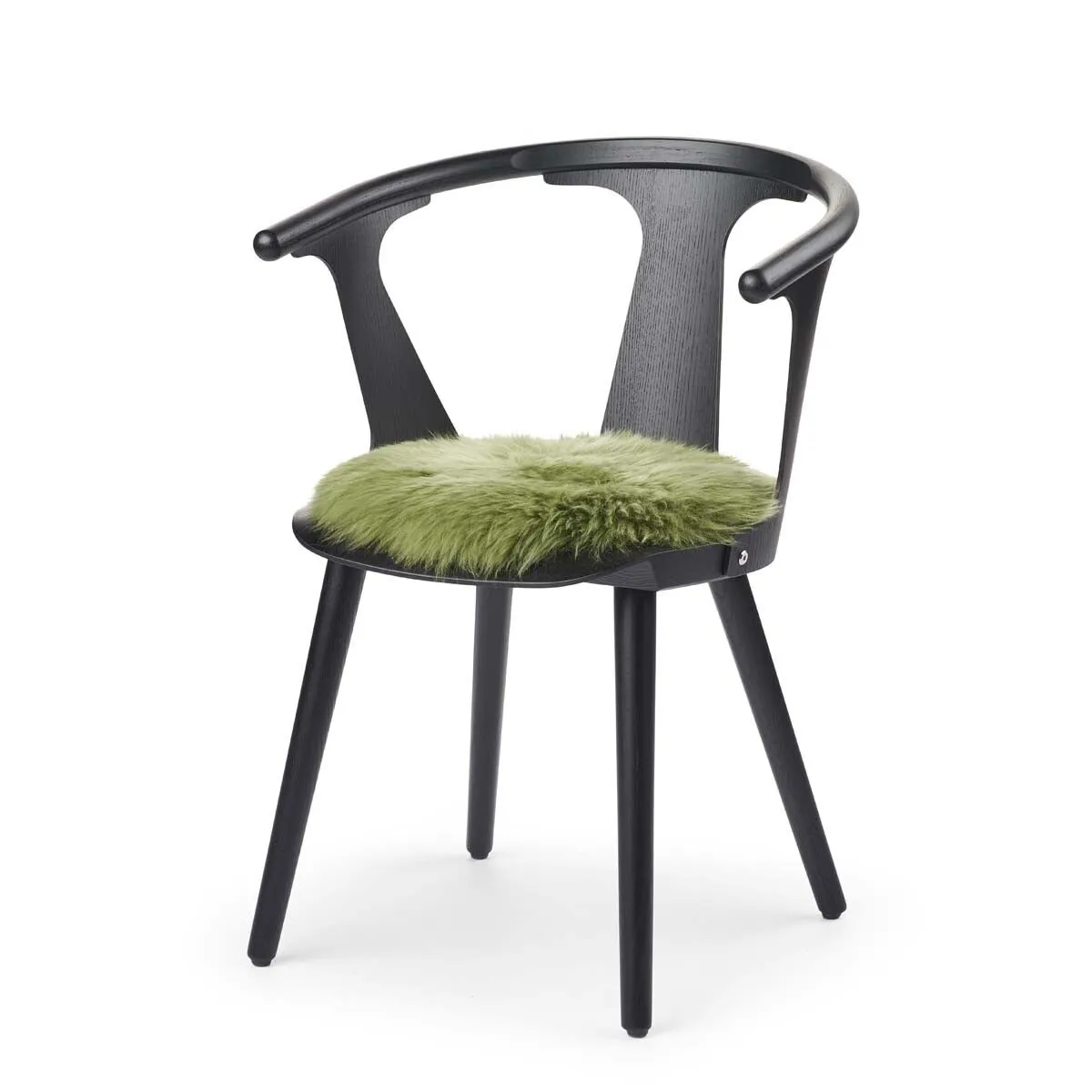 Long Wool Sheepskin Seat Cover | Ø38 cm
