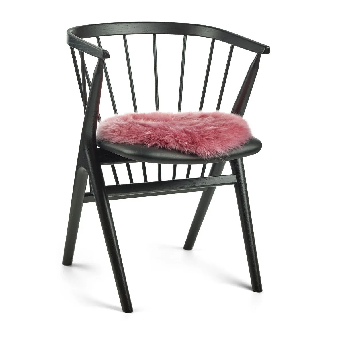 Long Wool Sheepskin Seat Cover | Ø38 cm