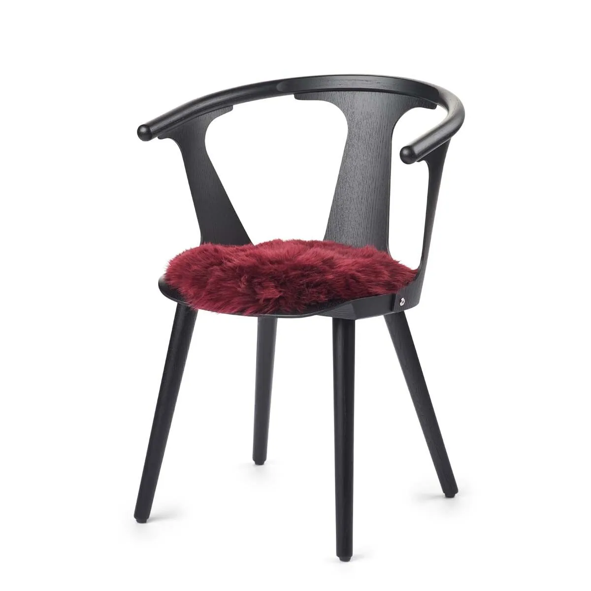 Long Wool Sheepskin Seat Cover | Ø38 cm