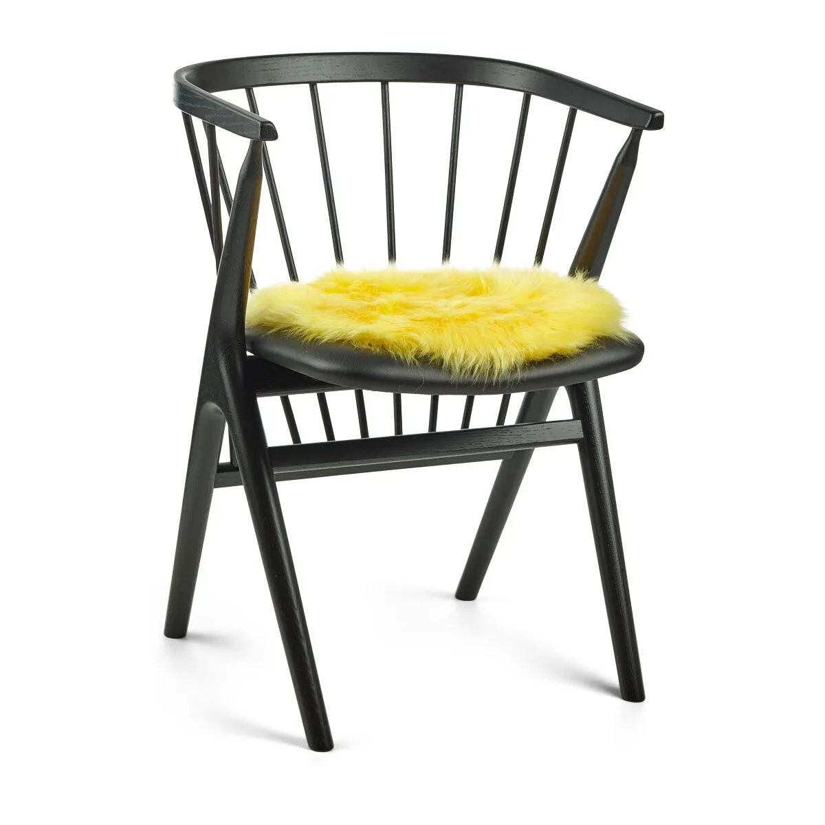 Long Wool Sheepskin Seat Cover | Ø38 cm