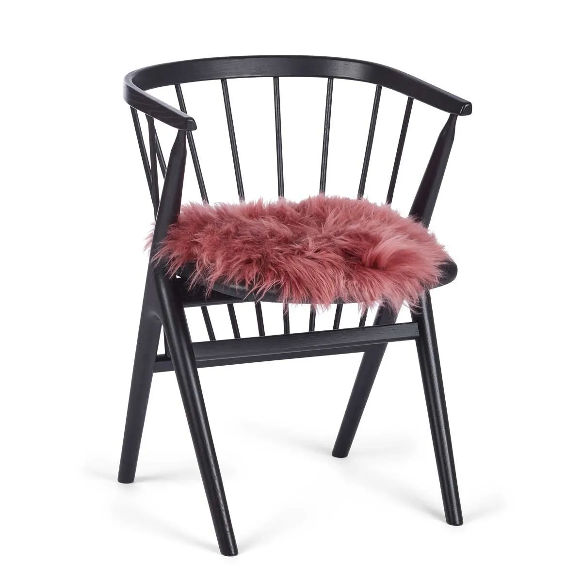 Long Wool Sheepskin Seat Cover | Ø38 cm