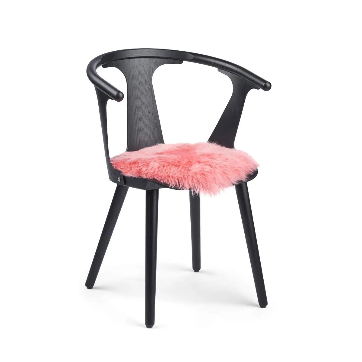 Long Wool Sheepskin Seat Cover | Ø38 cm