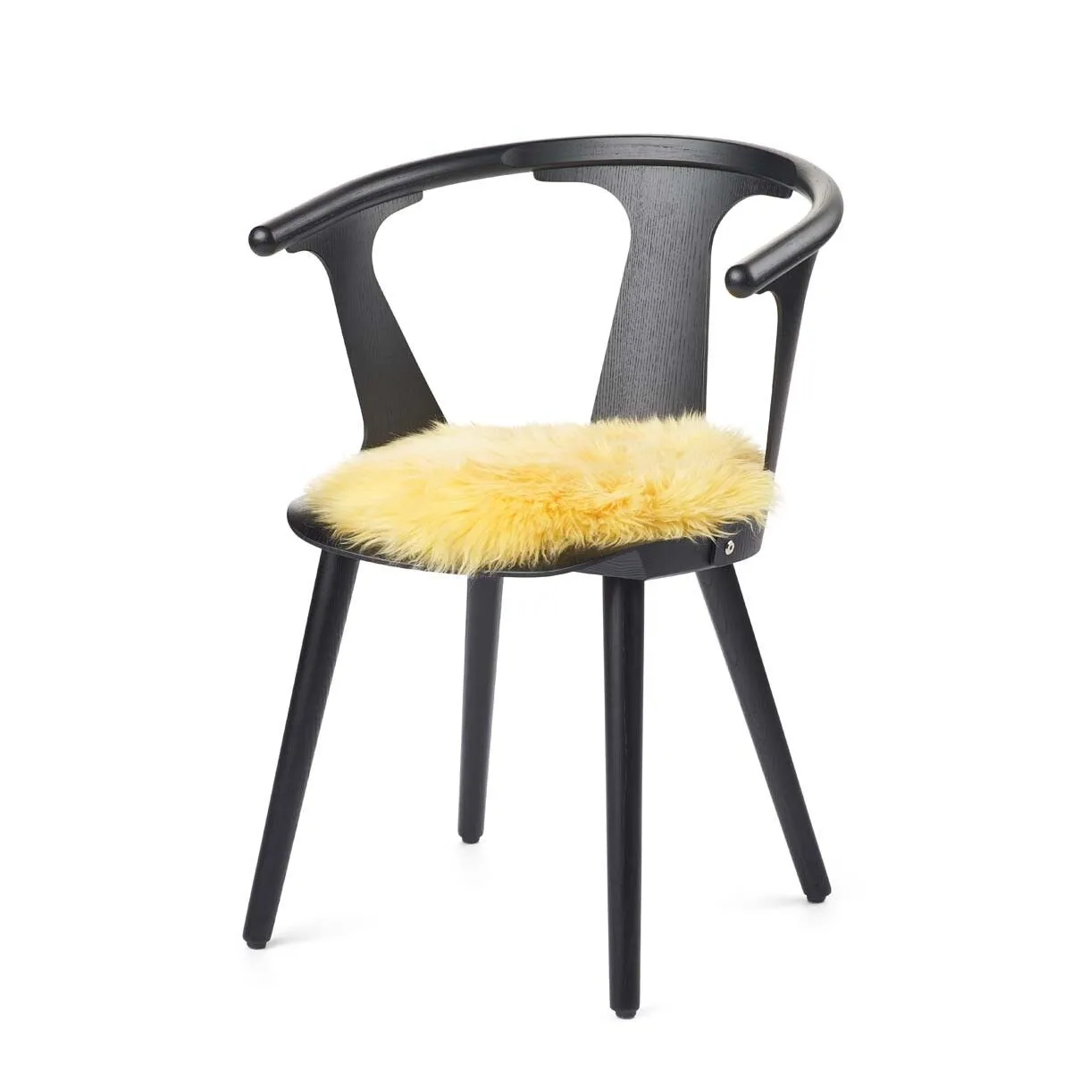 Long Wool Sheepskin Seat Cover | Ø38 cm
