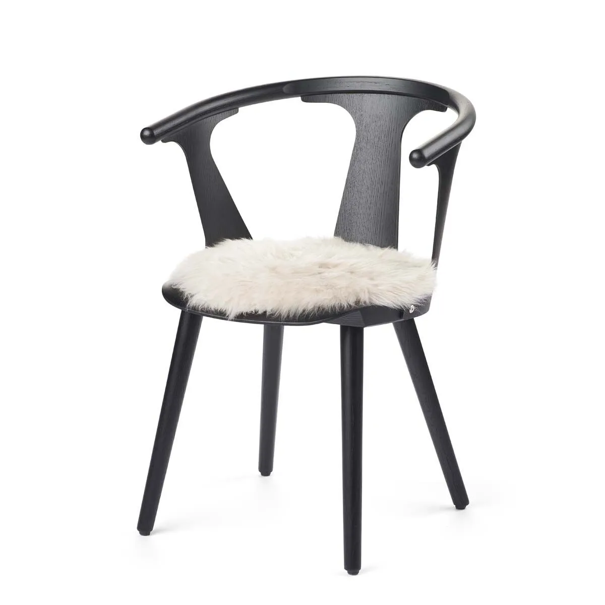 Long Wool Sheepskin Seat Cover | Ø38 cm