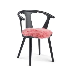Long Wool Sheepskin Seat Cover | Ø38 cm