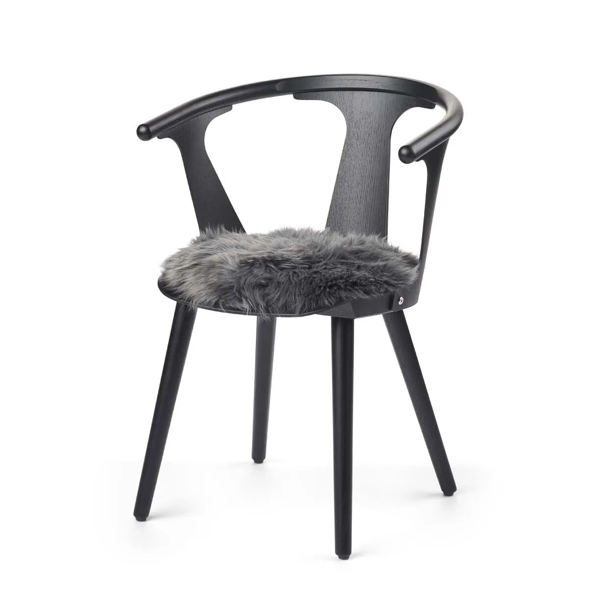 Long Wool Sheepskin Seat Cover | Ø38 cm