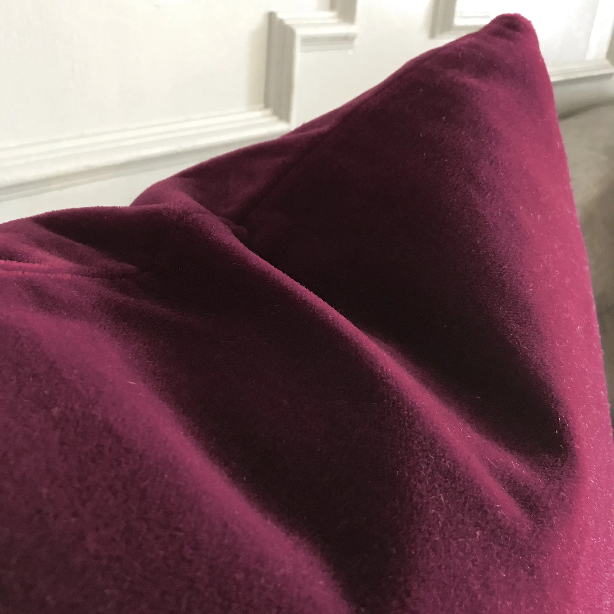 Luxury Mohair Euro Sham in Meritage 27x27
