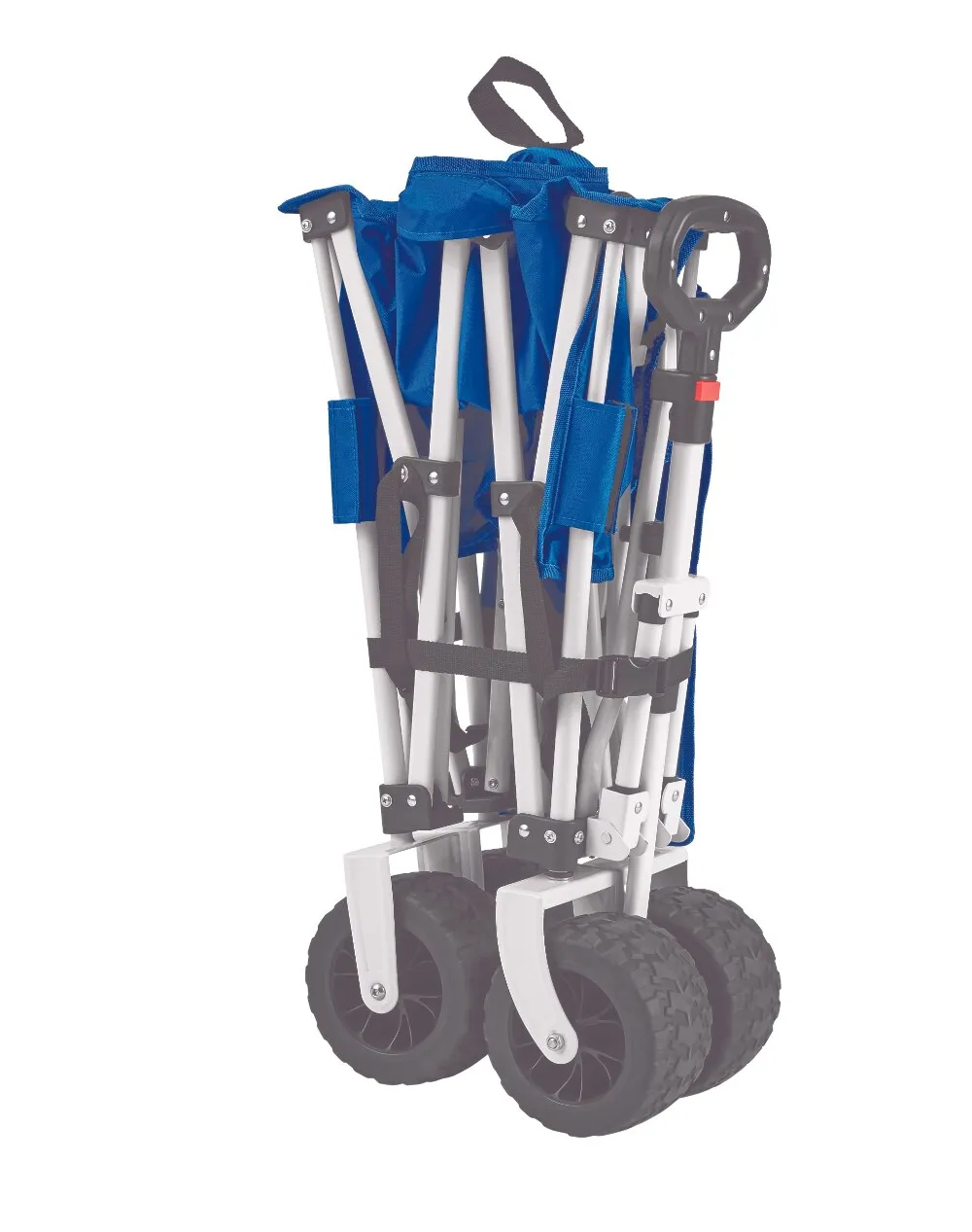 Mainstays Folding All-Terrain Wide-Track Wheeled Beach Wagon