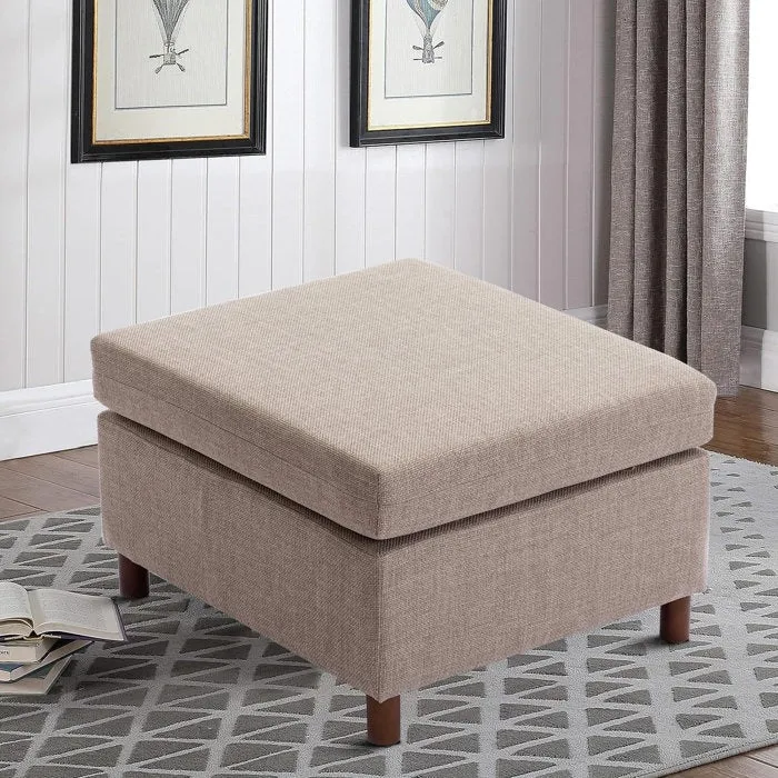 Malton Square Shape Ottoman Pouffes For Sitting Foot Rest Puffy Stools For Living Room