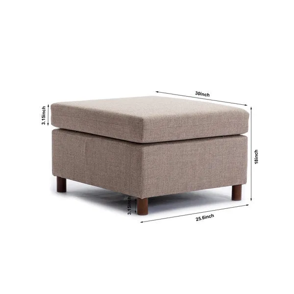 Malton Square Shape Ottoman Pouffes For Sitting Foot Rest Puffy Stools For Living Room