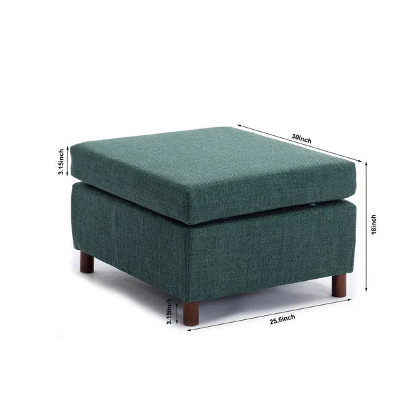 Malton Square Shape Ottoman Pouffes For Sitting Foot Rest Puffy Stools For Living Room