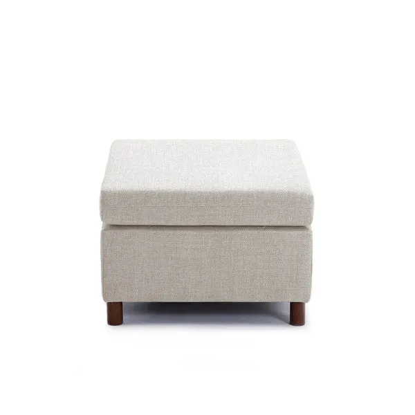 Malton Square Shape Ottoman Pouffes For Sitting Foot Rest Puffy Stools For Living Room
