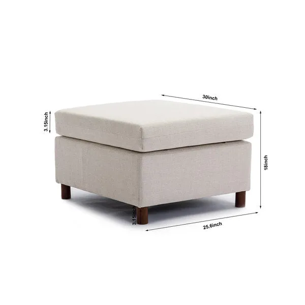 Malton Square Shape Ottoman Pouffes For Sitting Foot Rest Puffy Stools For Living Room