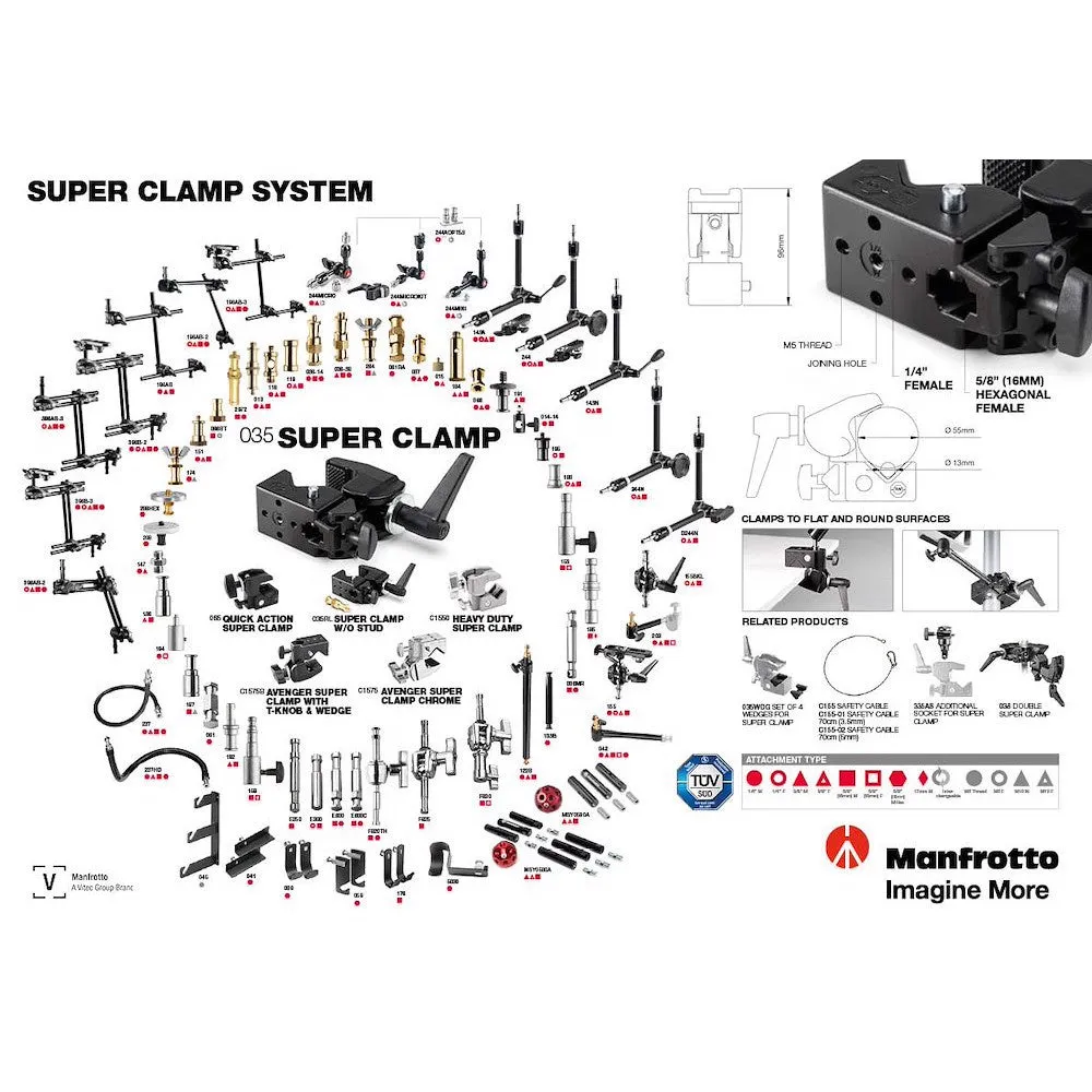 Manfrotto Double Super Clamp (038)