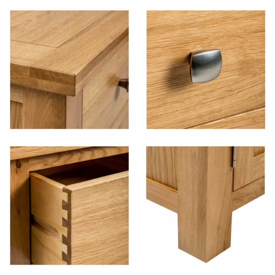Manor Collection Dorset Oak Small Dining Bench