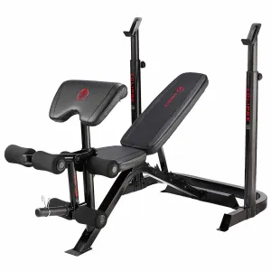 Marcy Eclipse BE3000 Mid Width Olympic Barbell Weight Bench