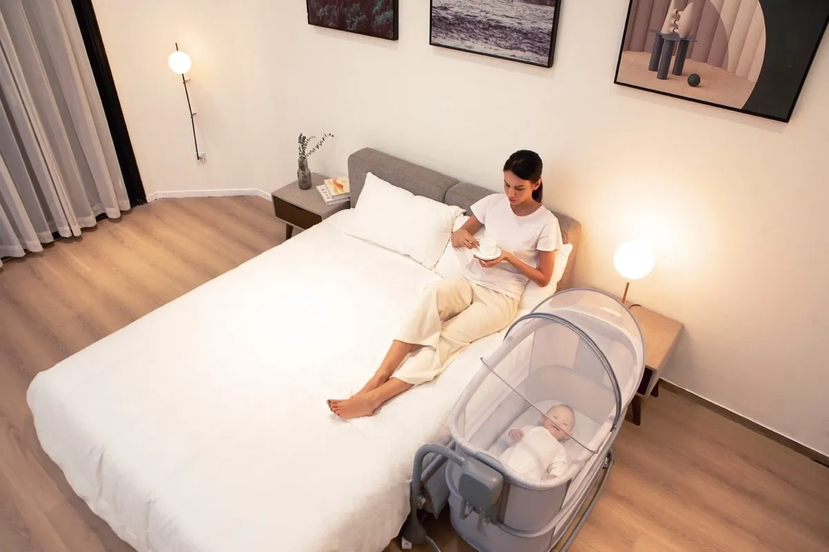 MASTELA Bassinet Deluxe 3in 1 Swing & Bassinet Strips