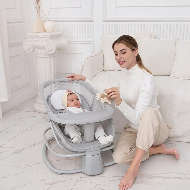 MASTELA Swing Deluxe 4in 1 Swing & Rocker Grey