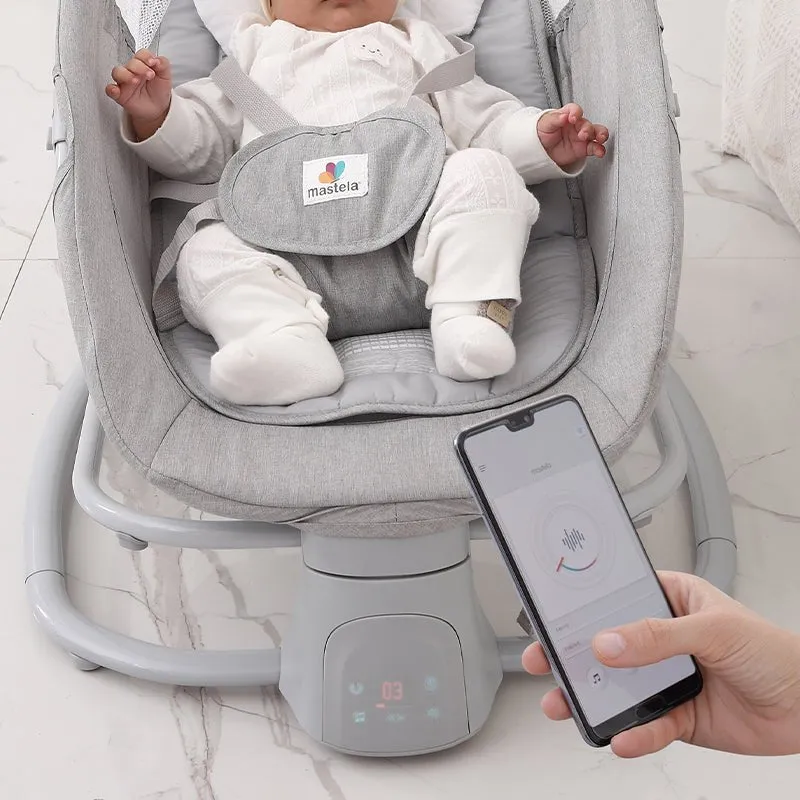 MASTELA Swing Deluxe 4in 1 Swing & Rocker Grey