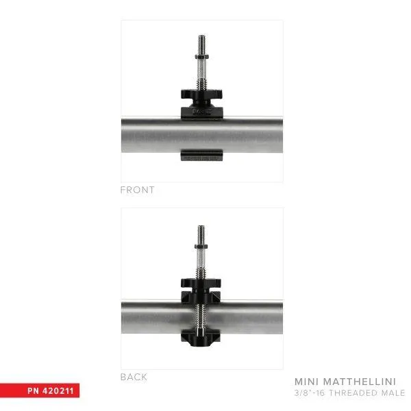 Matthews Mini Matthellini Clamp - 2" End Jaw with 3/8" thread