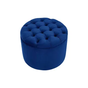 Olive Round Shape Fabric Ottoman Pouffe Puffy for Foot Rest Home Furniture