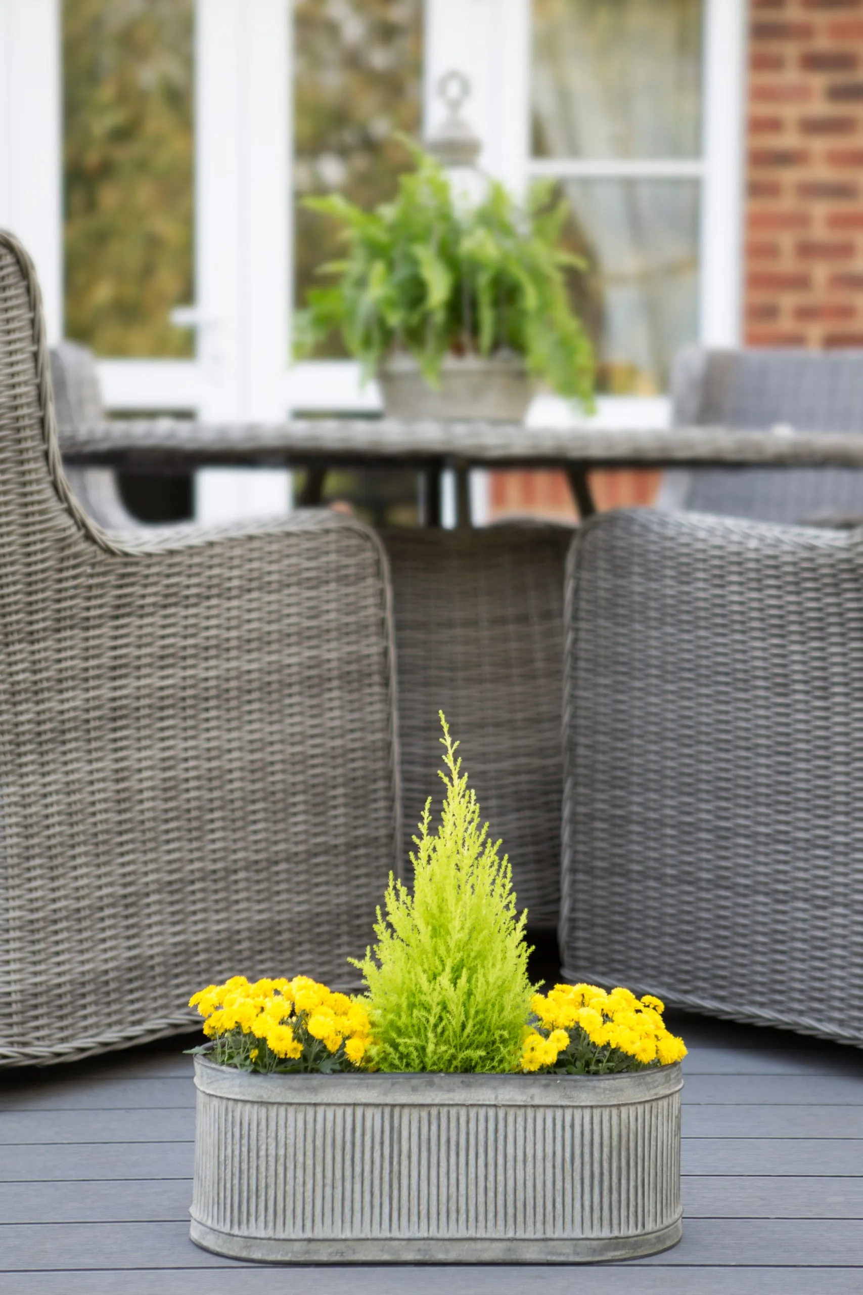Oval ribbed planters - 3 sizes