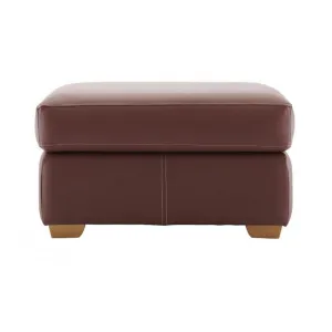 Parkwood Square Shape Leather Ottoman Pouffes For Sitting Foot Rest Puffy Stools for Living Room