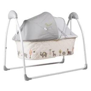 R for Rabbit Lullabies Baby Cradle- Cream