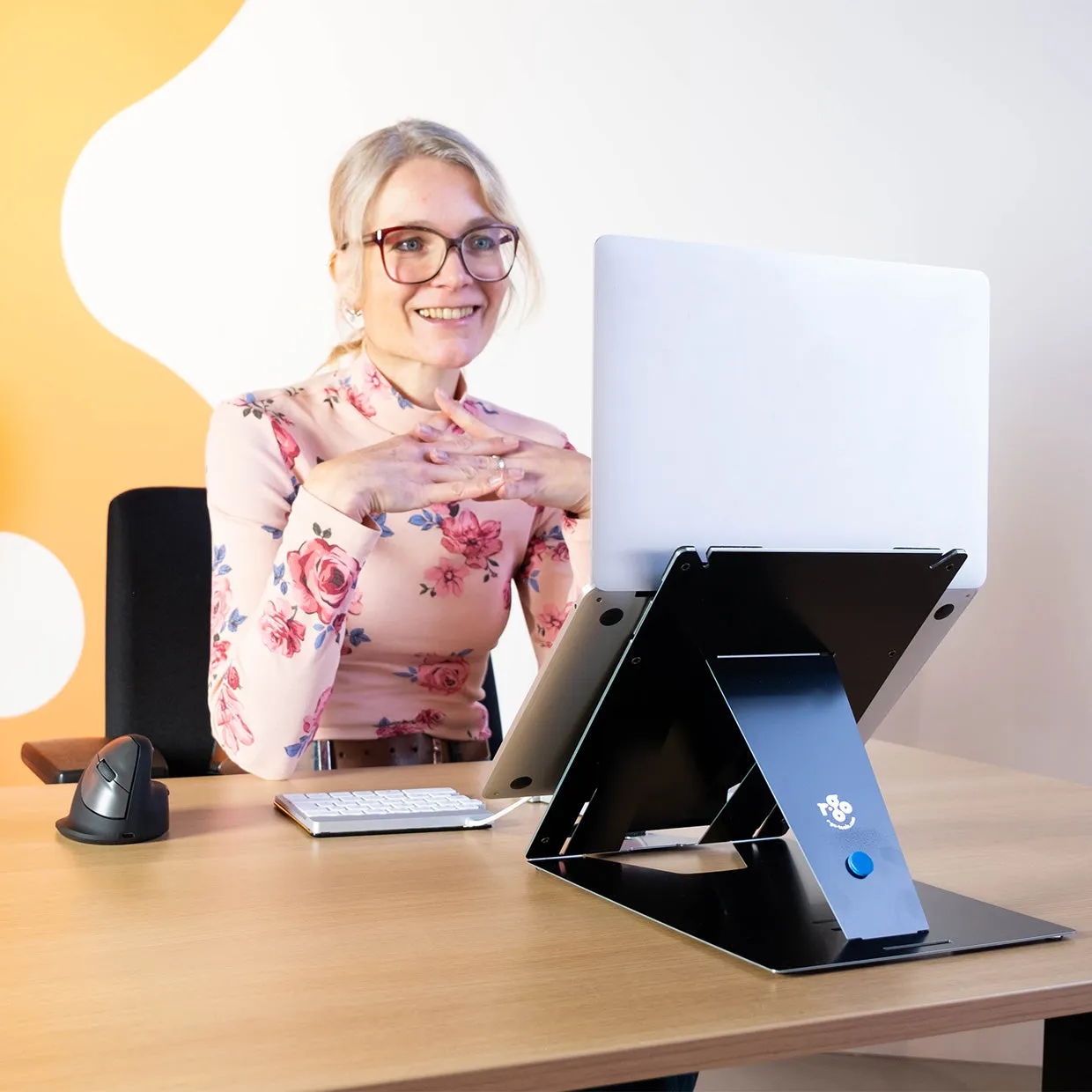 R-Go Riser Duo Tablet and Laptop stand