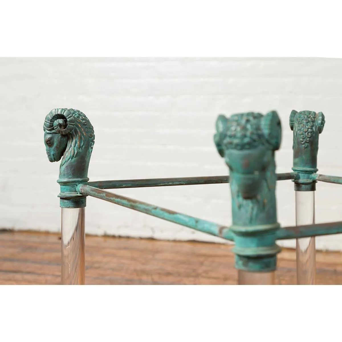 Ram Heads Table Base