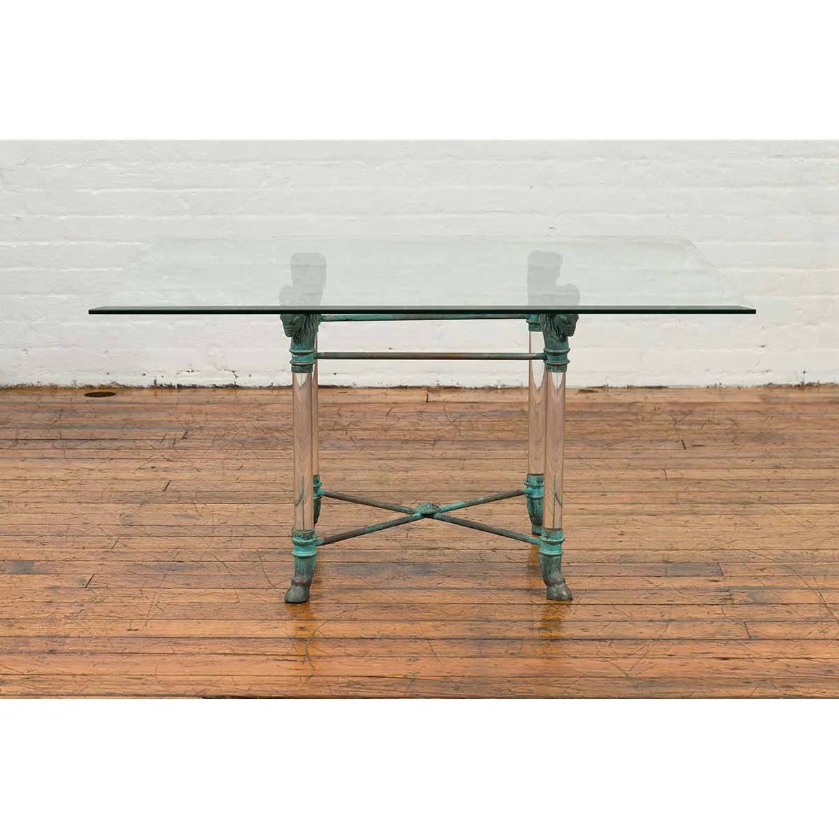 Ram Heads Table Base