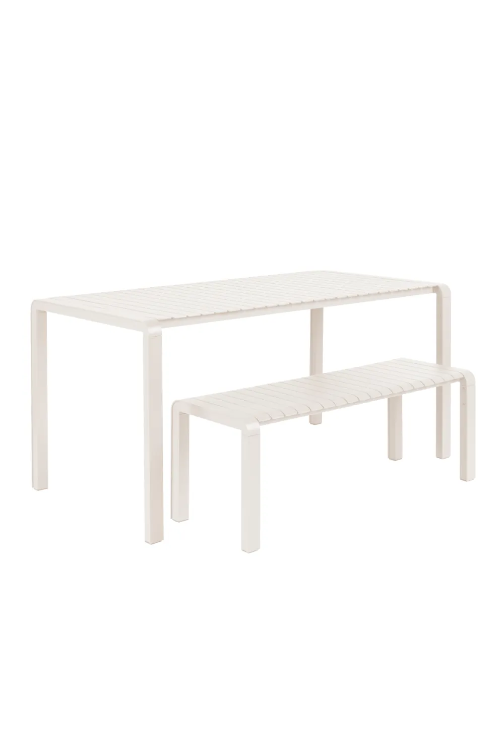 Rectangular Slatted Garden Table | Zuiver Vondel