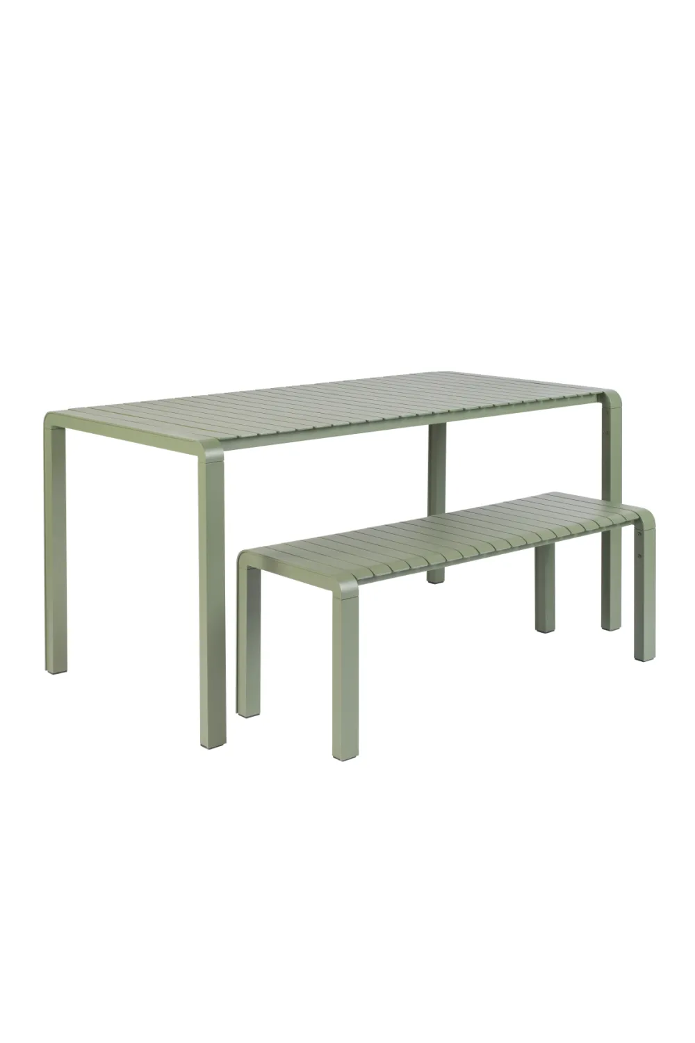 Rectangular Slatted Garden Table | Zuiver Vondel