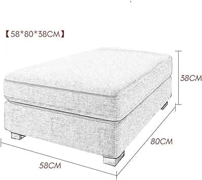 Ruby Square Shape Ottoman Puffy