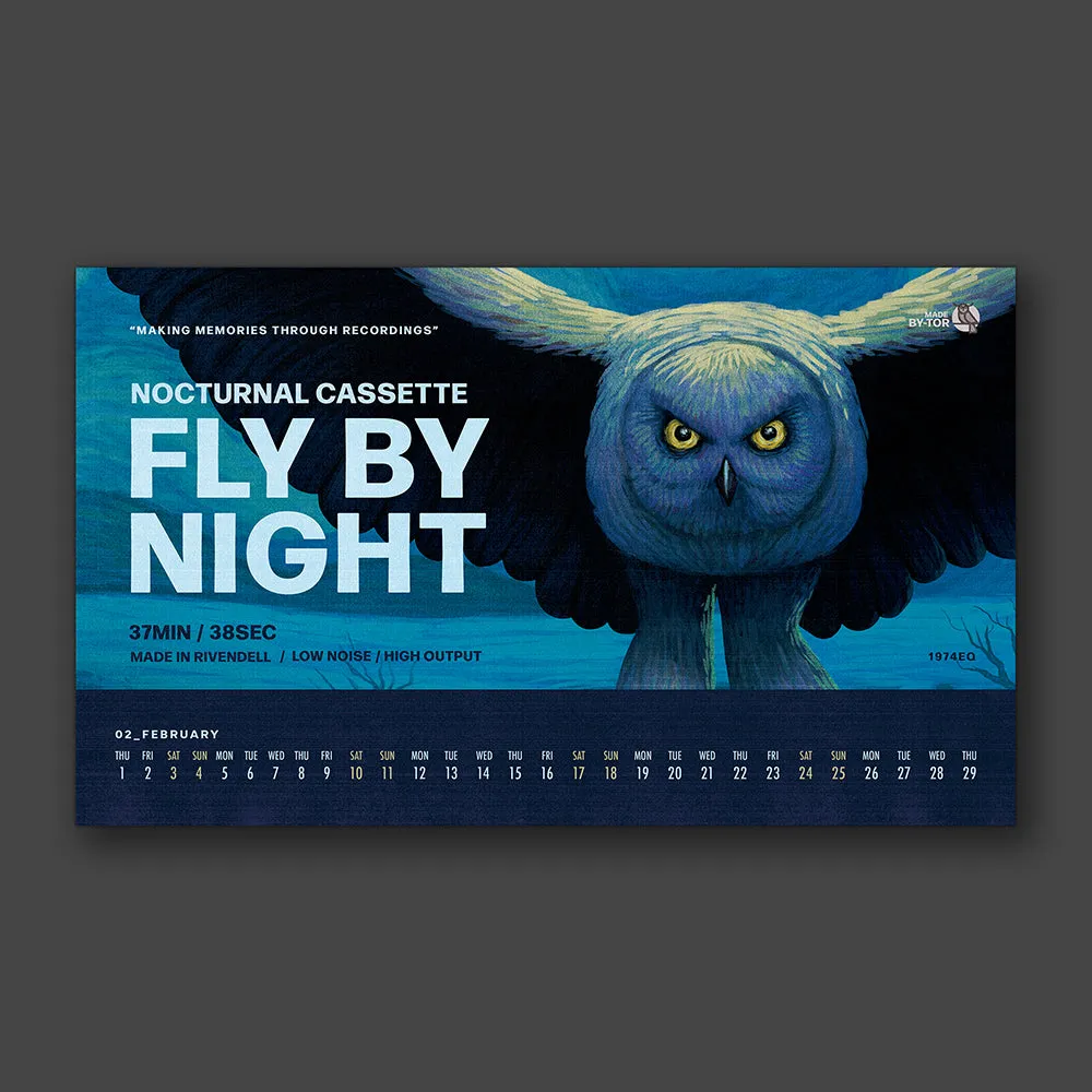 RUSH 2024 DESK CALENDAR