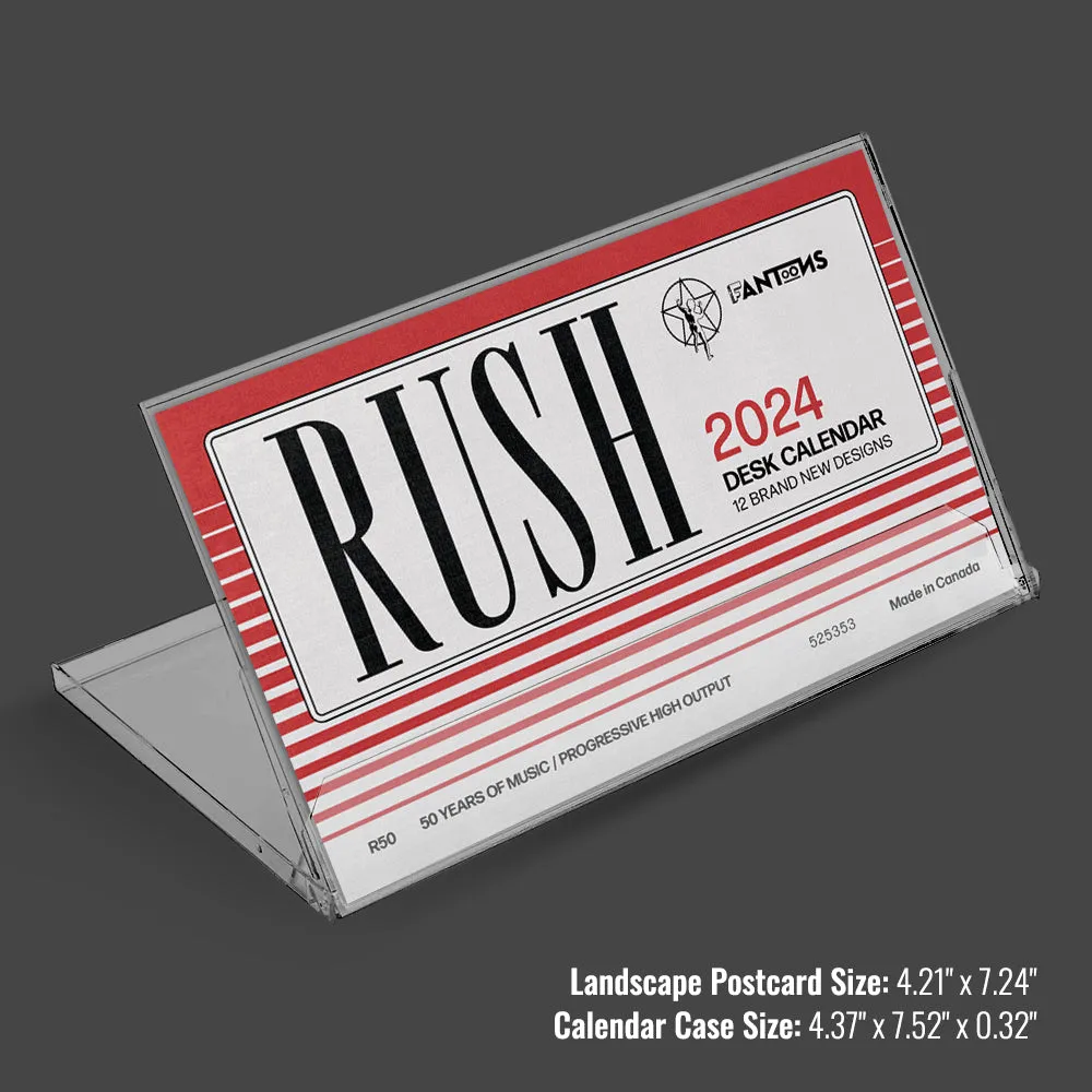 RUSH 2024 DESK CALENDAR