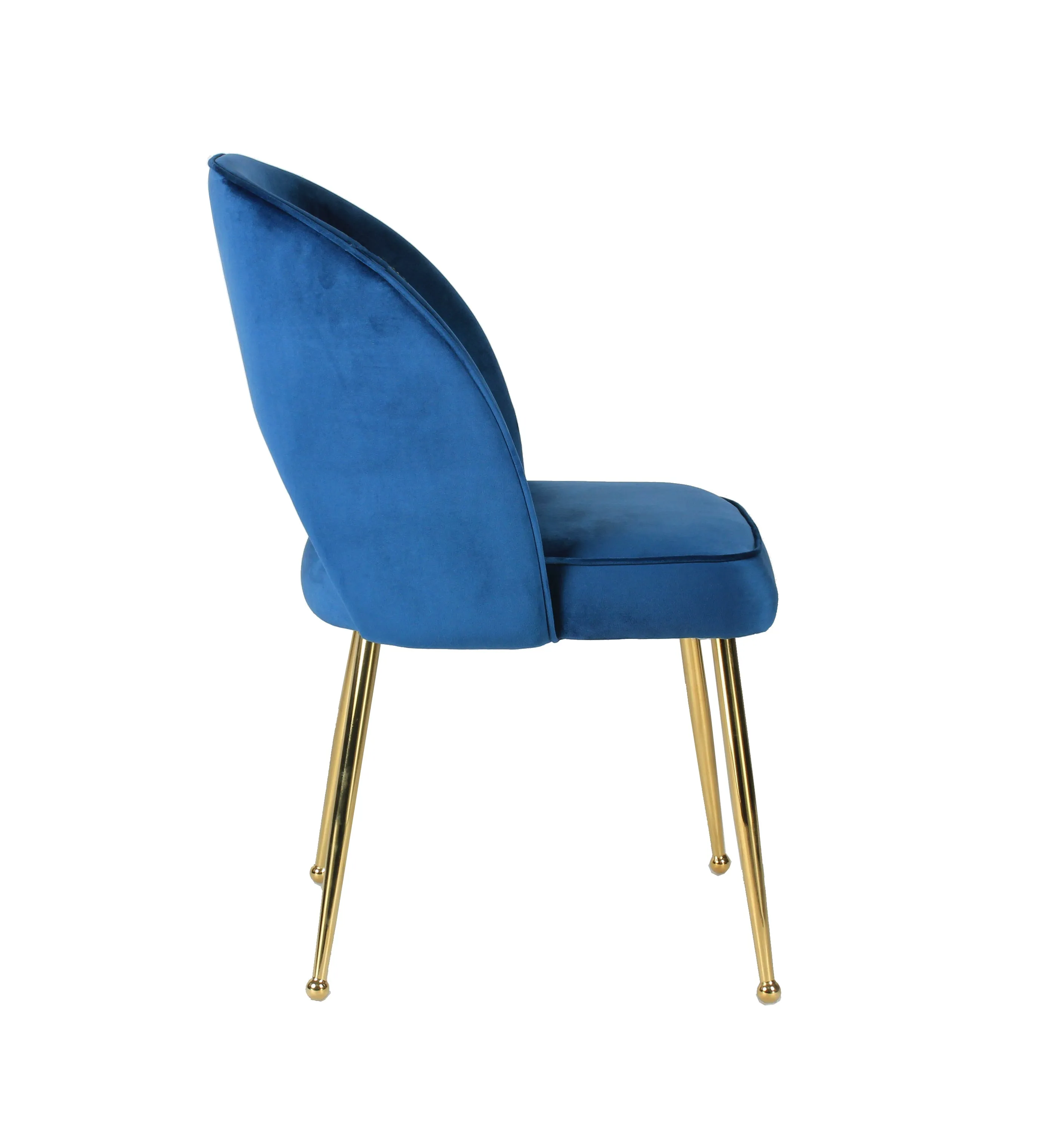 Set of 2 Royal Blue Accent Chairs