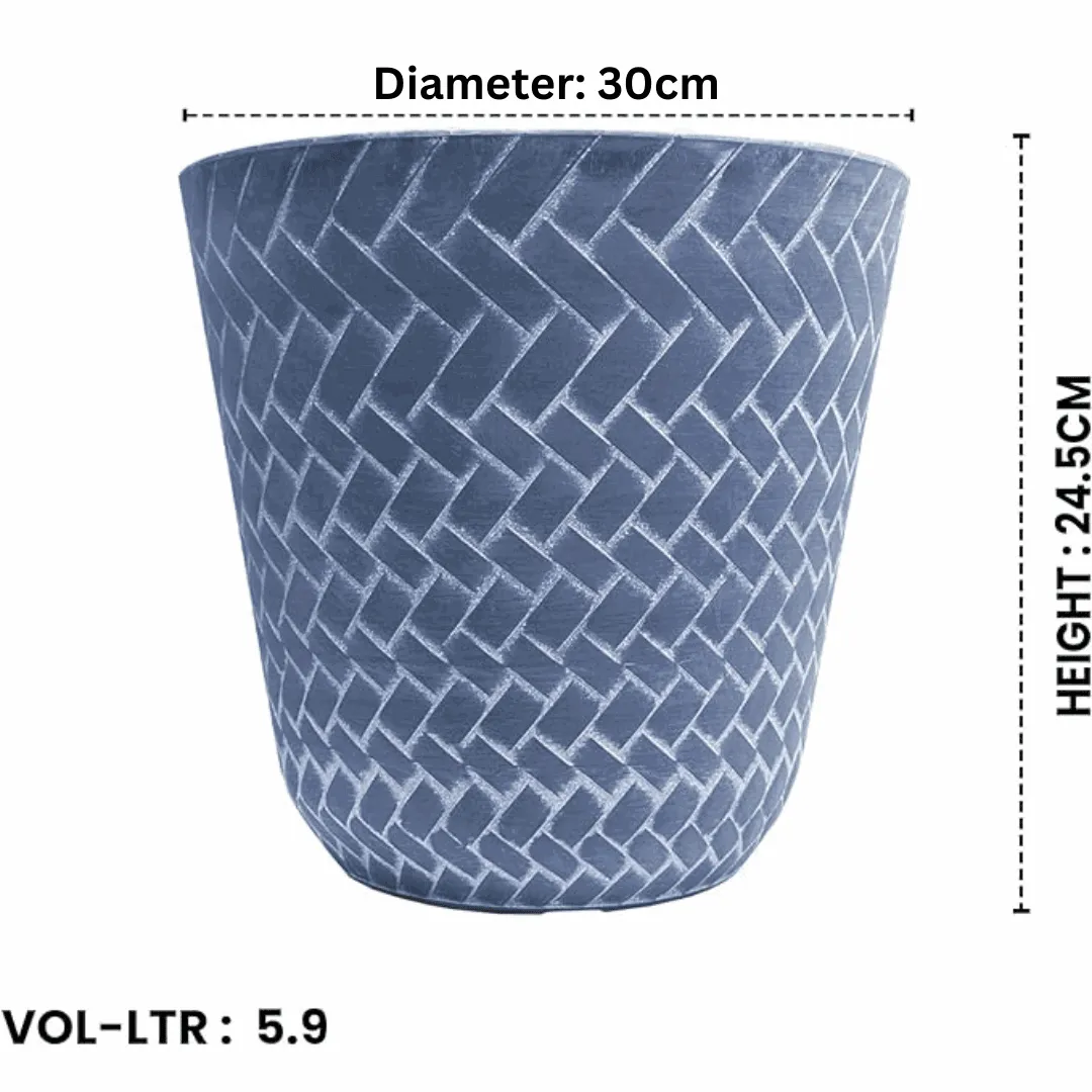 SG Traders Nantucket Plant Pot (Pack of 2)