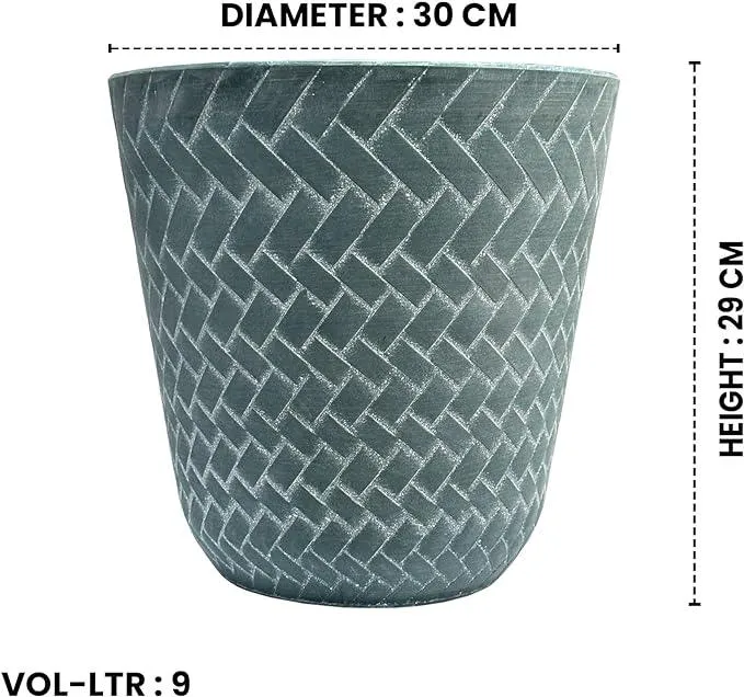 SG Traders Nantucket Plant Pot (Pack of 2)