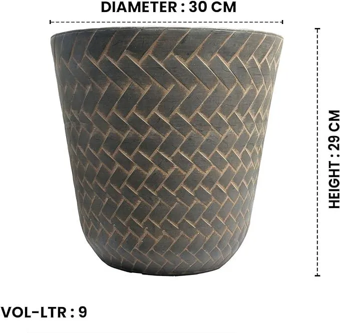 SG Traders Nantucket Plant Pot (Pack of 2)