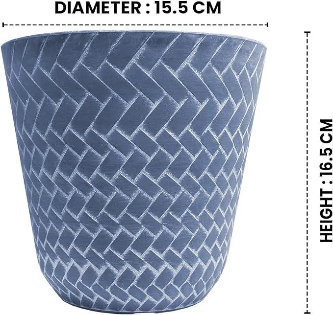 SG Traders Nantucket Plant Pot (Pack of 2)