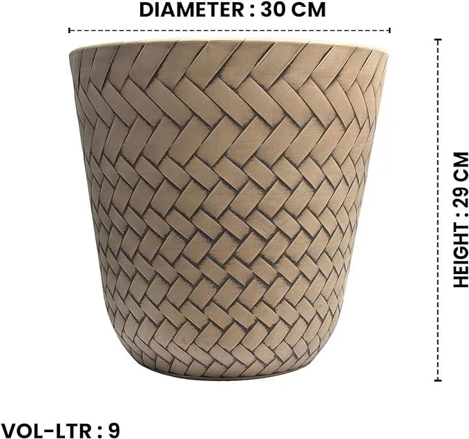 SG Traders Nantucket Plant Pot (Pack of 2)