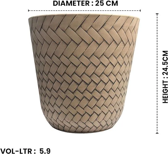 SG Traders Nantucket Plant Pot (Pack of 2)