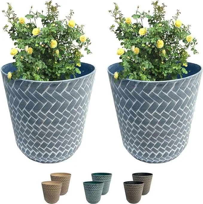 SG Traders Nantucket Plant Pot (Pack of 2)