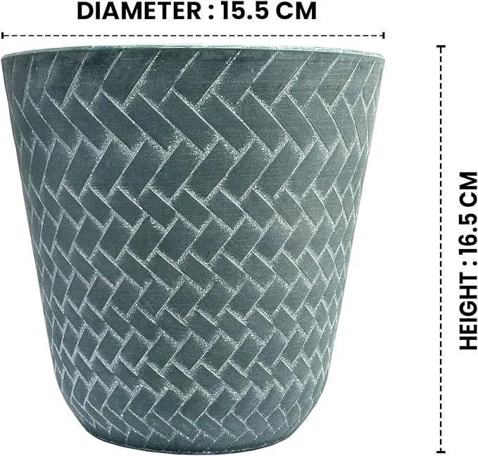SG Traders Nantucket Plant Pot (Pack of 2)