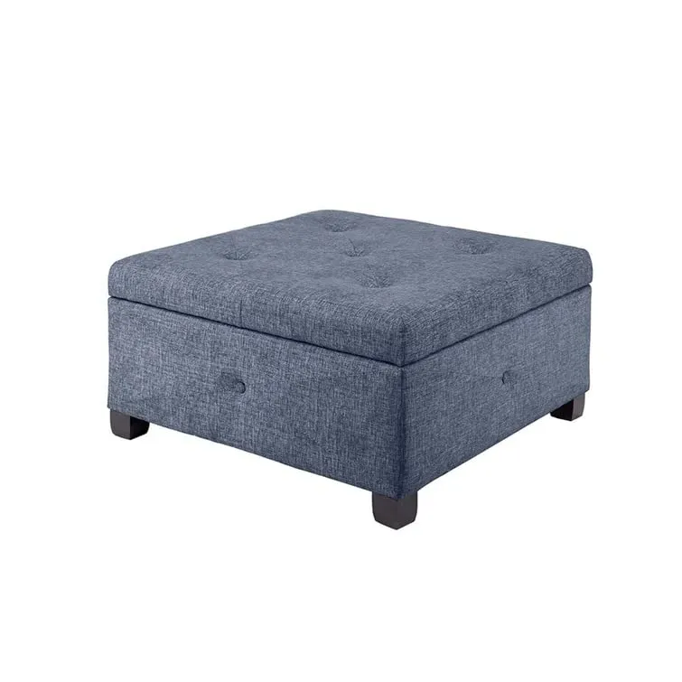 Siberia Square Shape Fabric Ottoman Pouffe Puffy