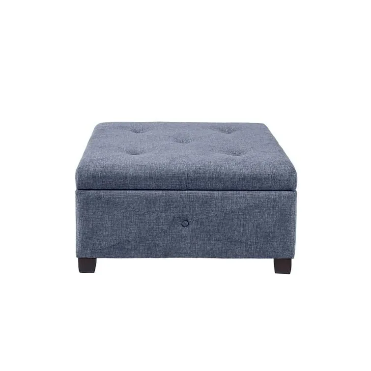 Siberia Square Shape Fabric Ottoman Pouffe Puffy