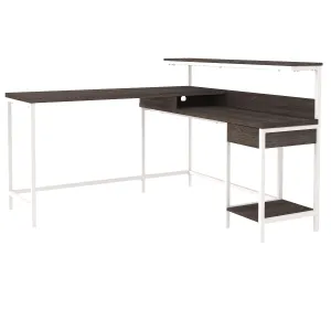Signature Design by Ashley Dorrinson H287-24 L-Desk with Storage