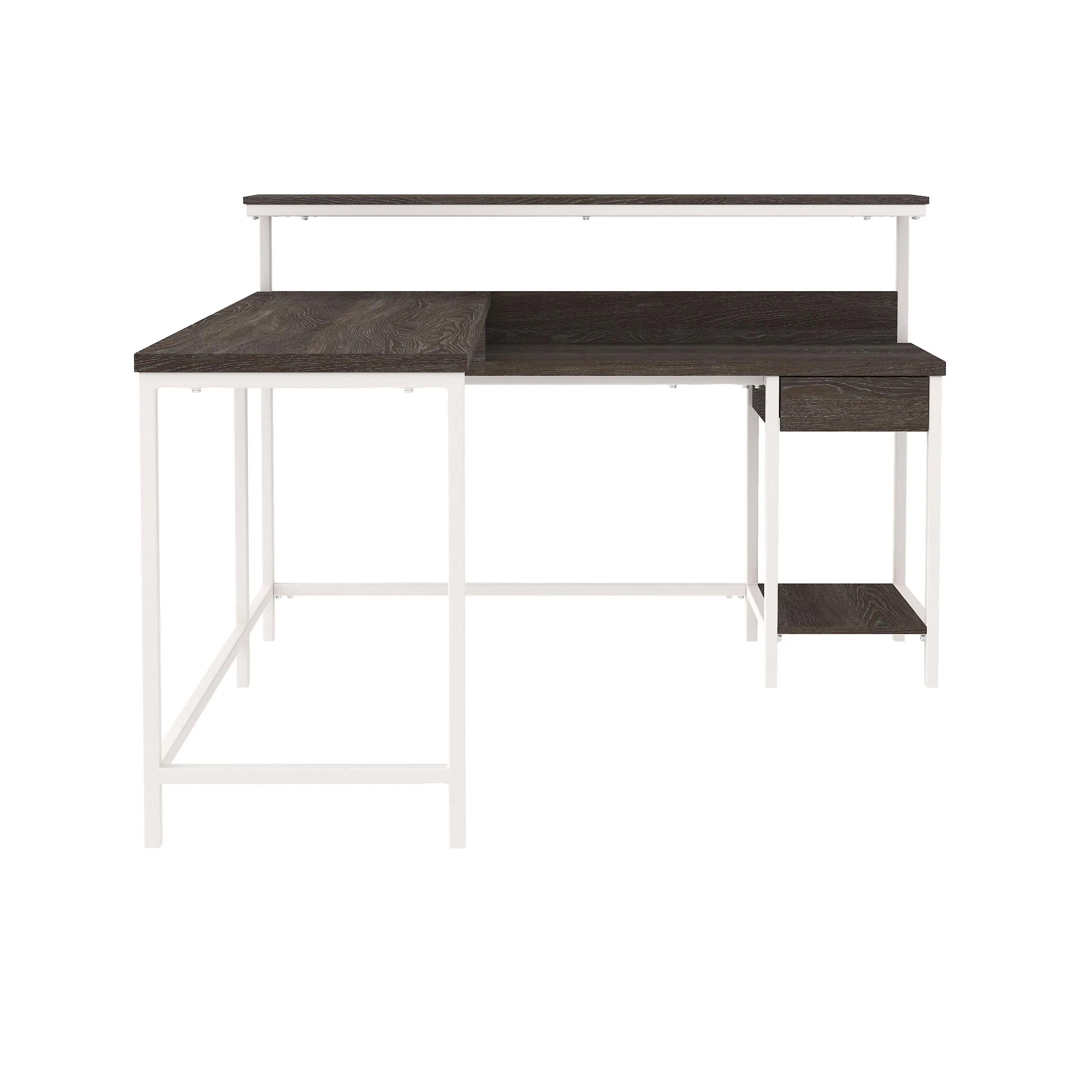 Signature Design by Ashley Dorrinson H287-24 L-Desk with Storage